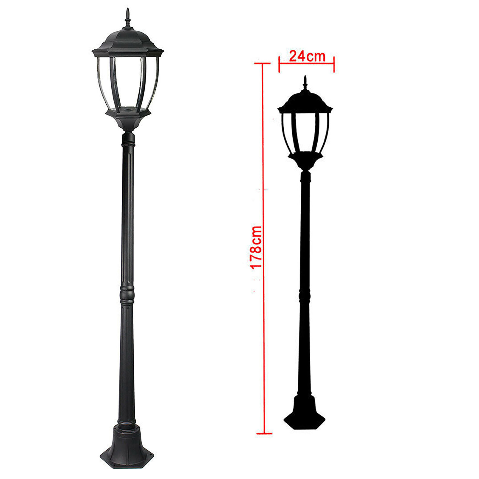LAMPIONE LAMPADA LED SEGNAPASSO LUCE DA GIARDINO LS9915