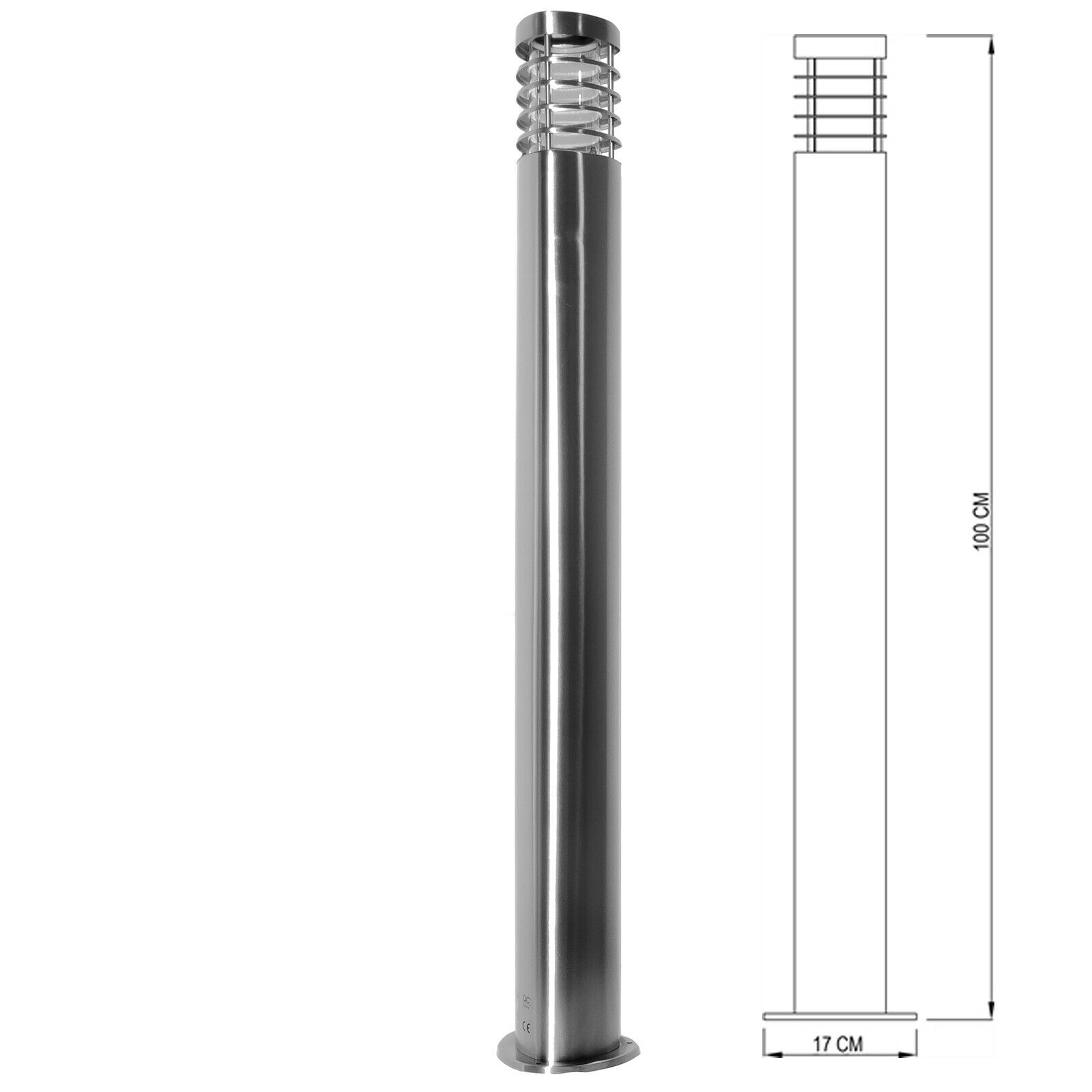 Streetlight LED SMART WiFi light garden stainless steel lamp 10W E27 RGBW 100cm IP44 Streetlight LED SMART WiFi light garden stainless steel lamp 10W E27 RGBW 100cm IP44