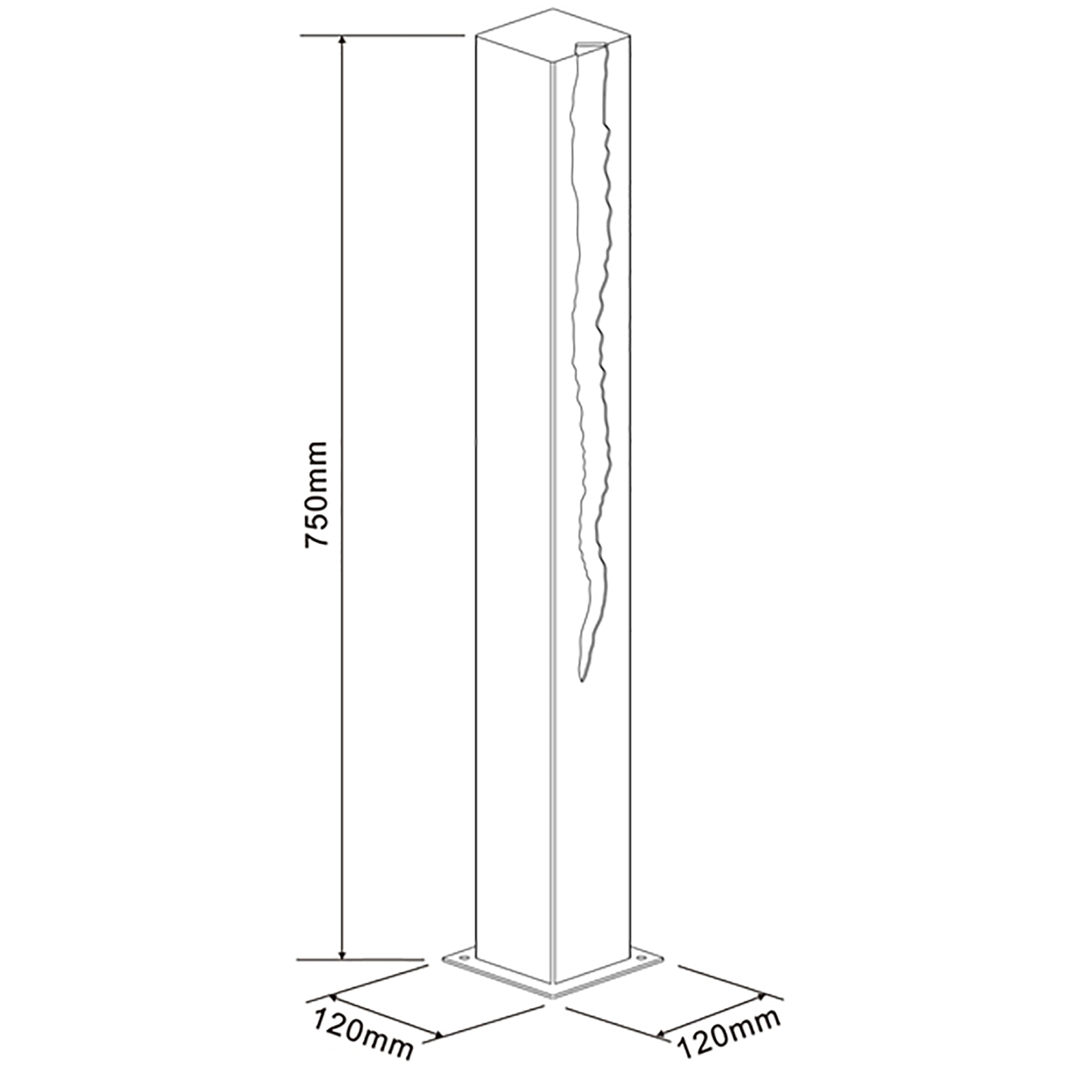 Street lamp pole aluminium SMD LED 8W dual light 3000K outdoor garden 75cm IP54 Street lamp pole aluminium SMD LED 8W dual light 3000K outdoor garden 75cm IP54