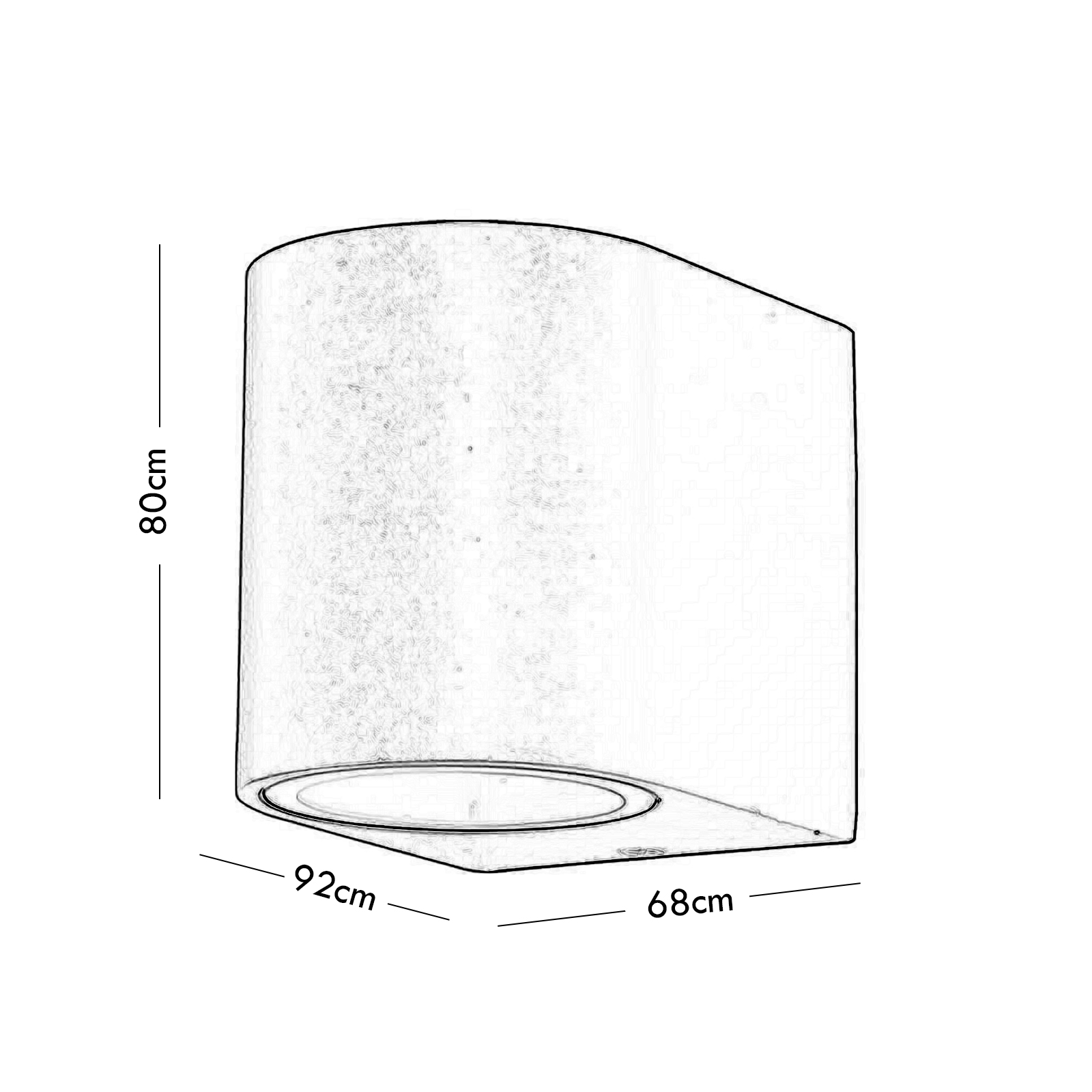 Applique LED light wall 1 beam exterior wall-lamp 8W GU10 garden 230V Applique LED light wall 1 beam exterior wall-lamp 8W GU10 garden 230V