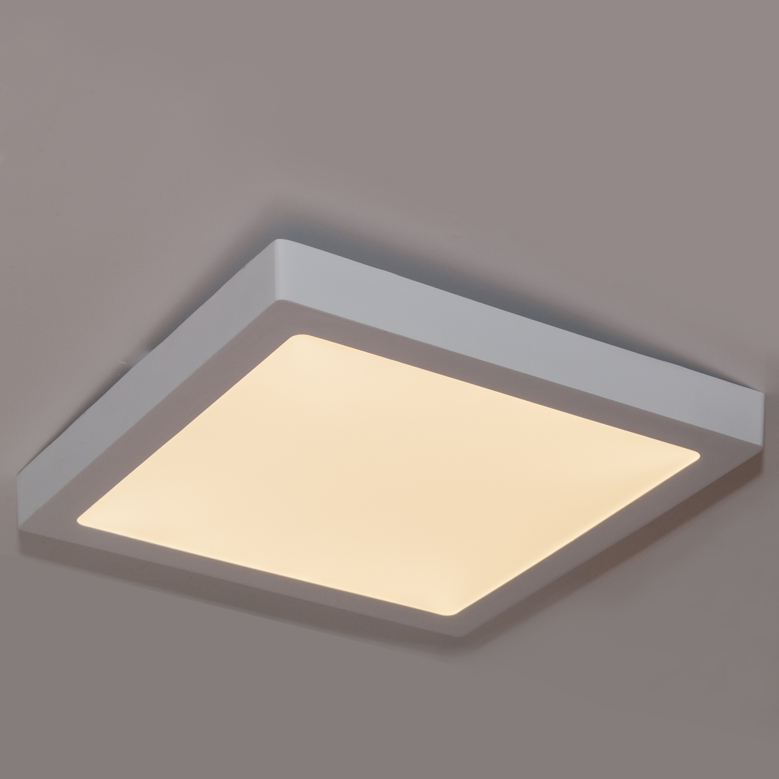 Ceiling lamp modern square 30X30cm LED 25w warm light 3000k power 250w 230v zoomable
