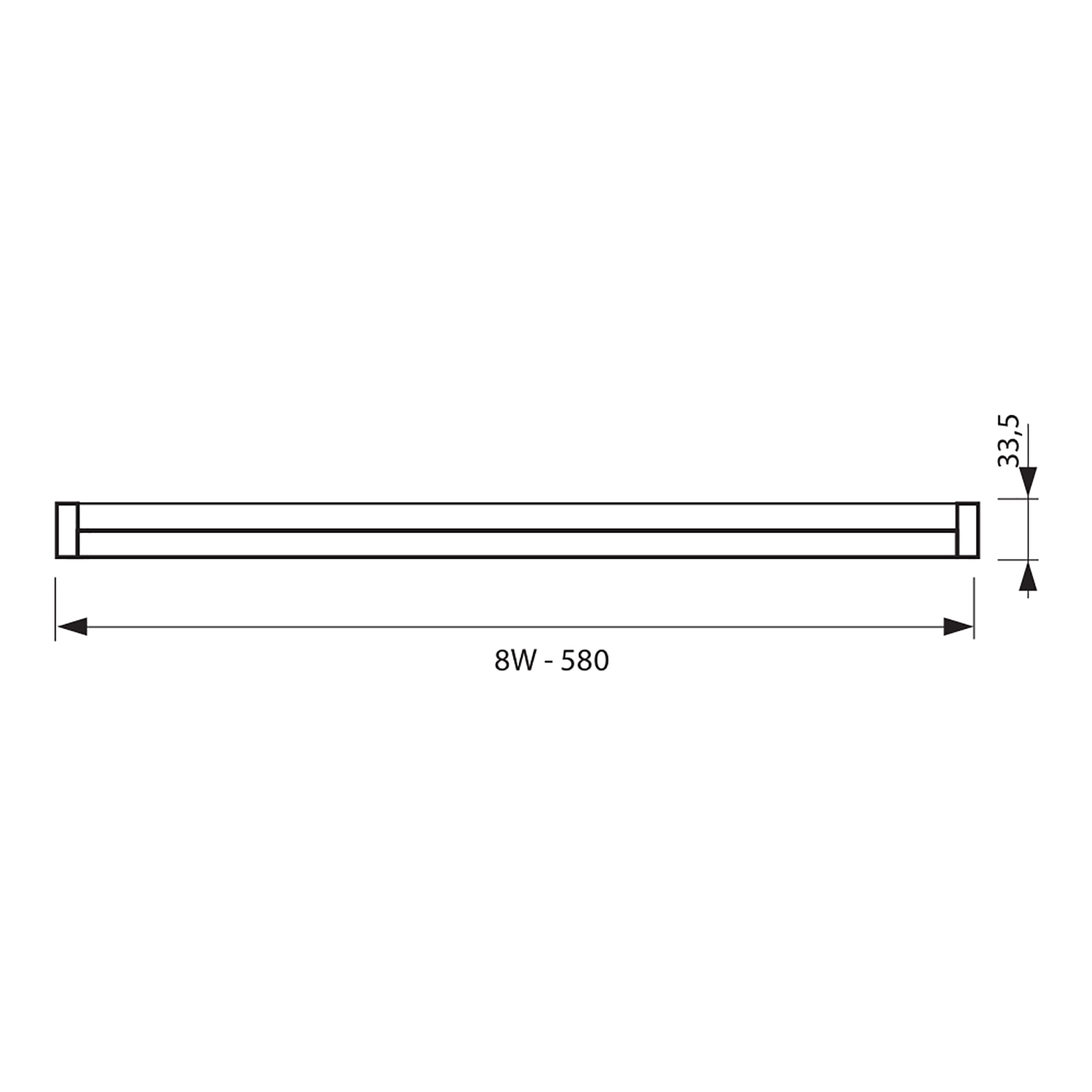 Led Neon t5 light fixture undercabinet 60cm 8w lamp reglette tube, natural light 4000k Led Neon t5 light fixture undercabinet 60cm 8w lamp reglette tube, natural light 4000k