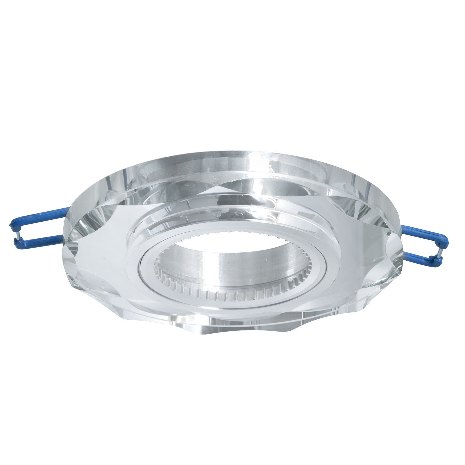 Door spotlight round mirror glass built-6cm light ceiling modern home GU10 zoomable