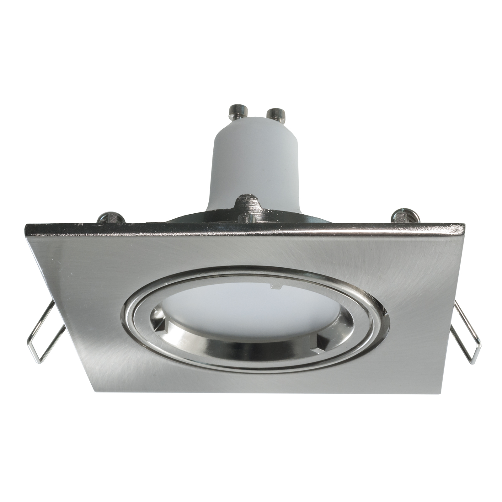Spotlight square adjustable recessed 80mm light adjustable LED bulb 8W GU10 zoomable