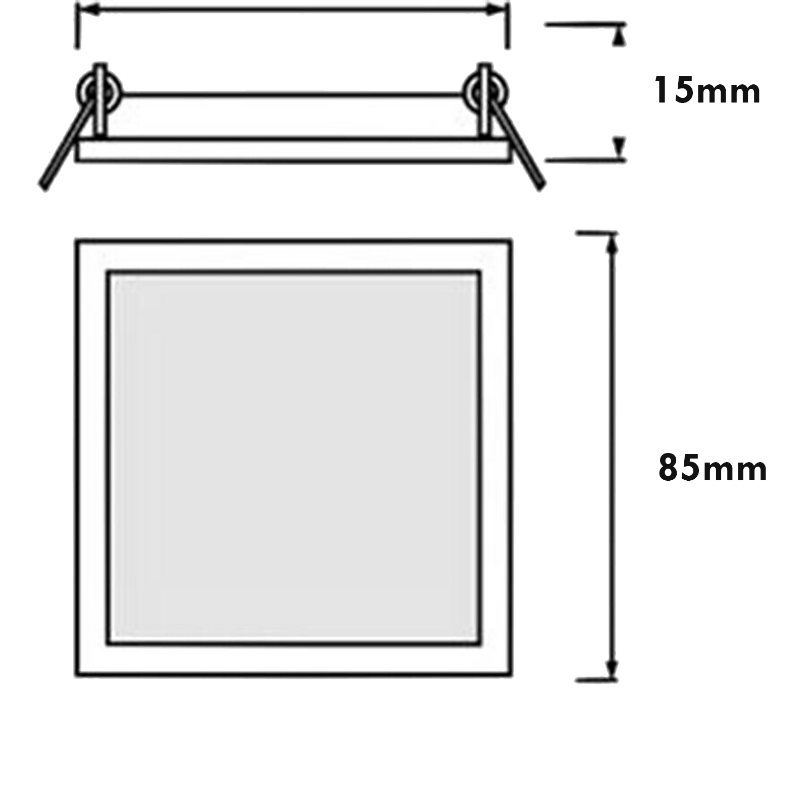 Spotlight mini recessed panel LED slim light 3W kitchen shop office hole 80mm Spotlight mini recessed panel LED slim light 3W kitchen shop office hole 80mm