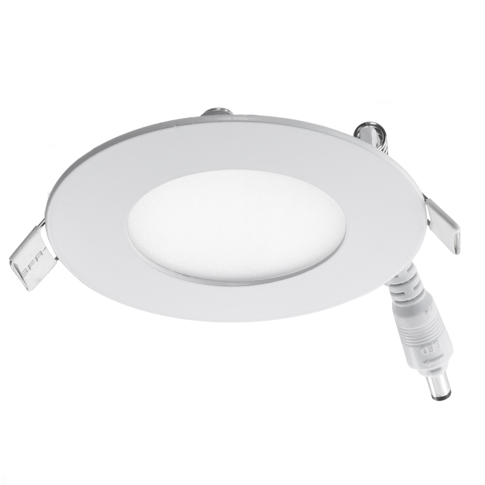 Panel, 3W led spotlight, with ultra silm white round recessed LED light, kitchen hood 80mm zoomable