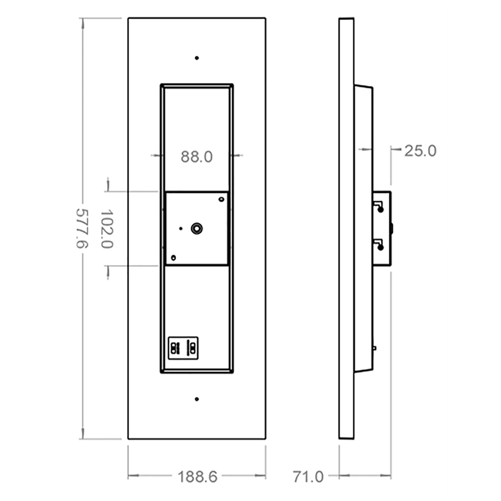 Rectangular LED CCT multifunction ceiling light 72W 3 office powers 8215lm 230V Rectangular LED CCT multifunction ceiling light 72W 3 office powers 8215lm 230V