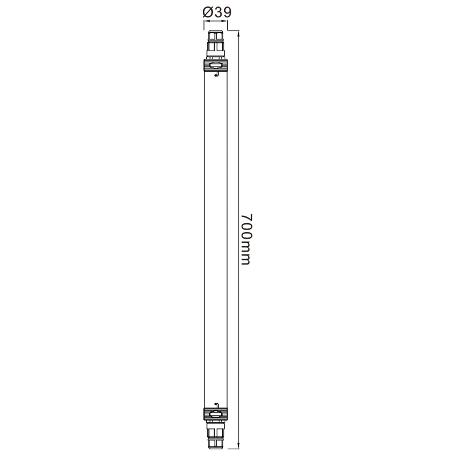 LED ceiling light 21W TRI PROOF light tube watertight IP68 light workbench workshop counter 230V 70cm LED ceiling light 21W TRI PROOF light tube watertight IP68 light workbench workshop counter 230V 70cm