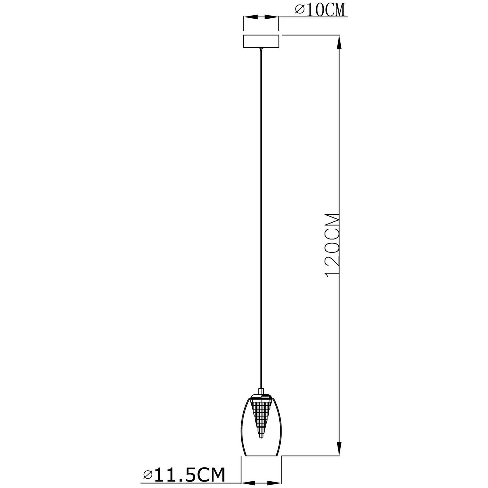Suspension lamp stylized LED 6W 3000K modern pendant glass kitchen living room pub bar 230V Suspension lamp stylized LED 6W 3000K modern pendant glass kitchen living room pub bar 230V