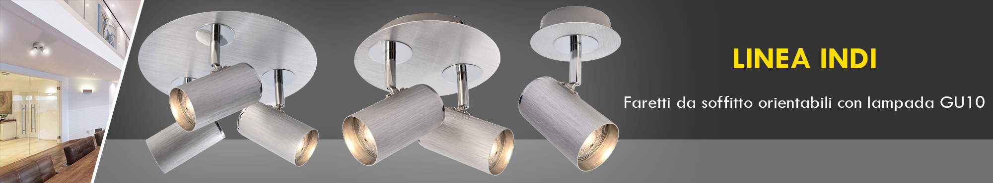 Round silver LED ceiling light double adjustable spotlight GU10 lamp 16W shop office lights 230V Round silver LED ceiling light double adjustable spotlight GU10 lamp 16W shop office lights 230V