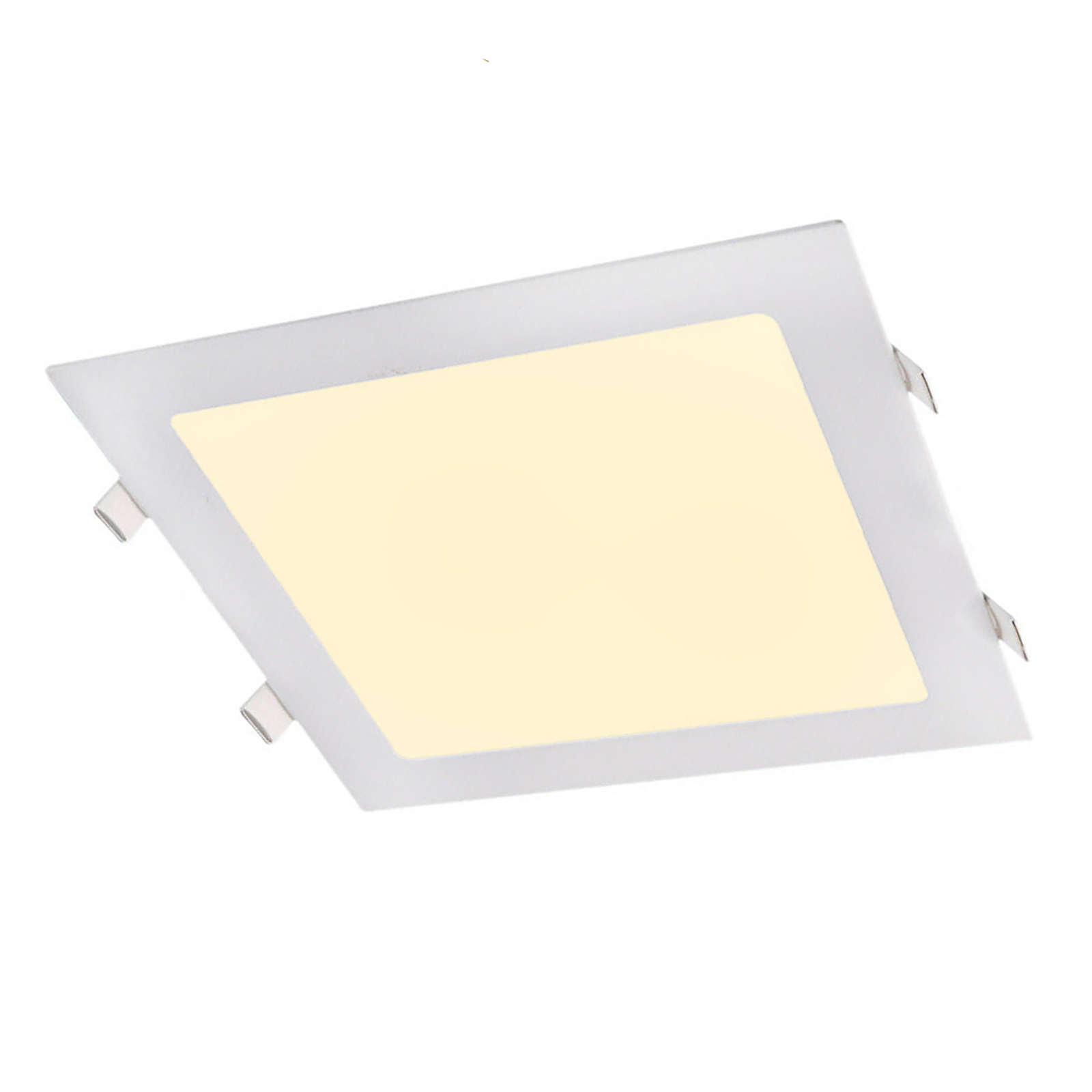 LED spotlight 24W recessed ceiling square ultra slim, light spread 120 degrees zoomable