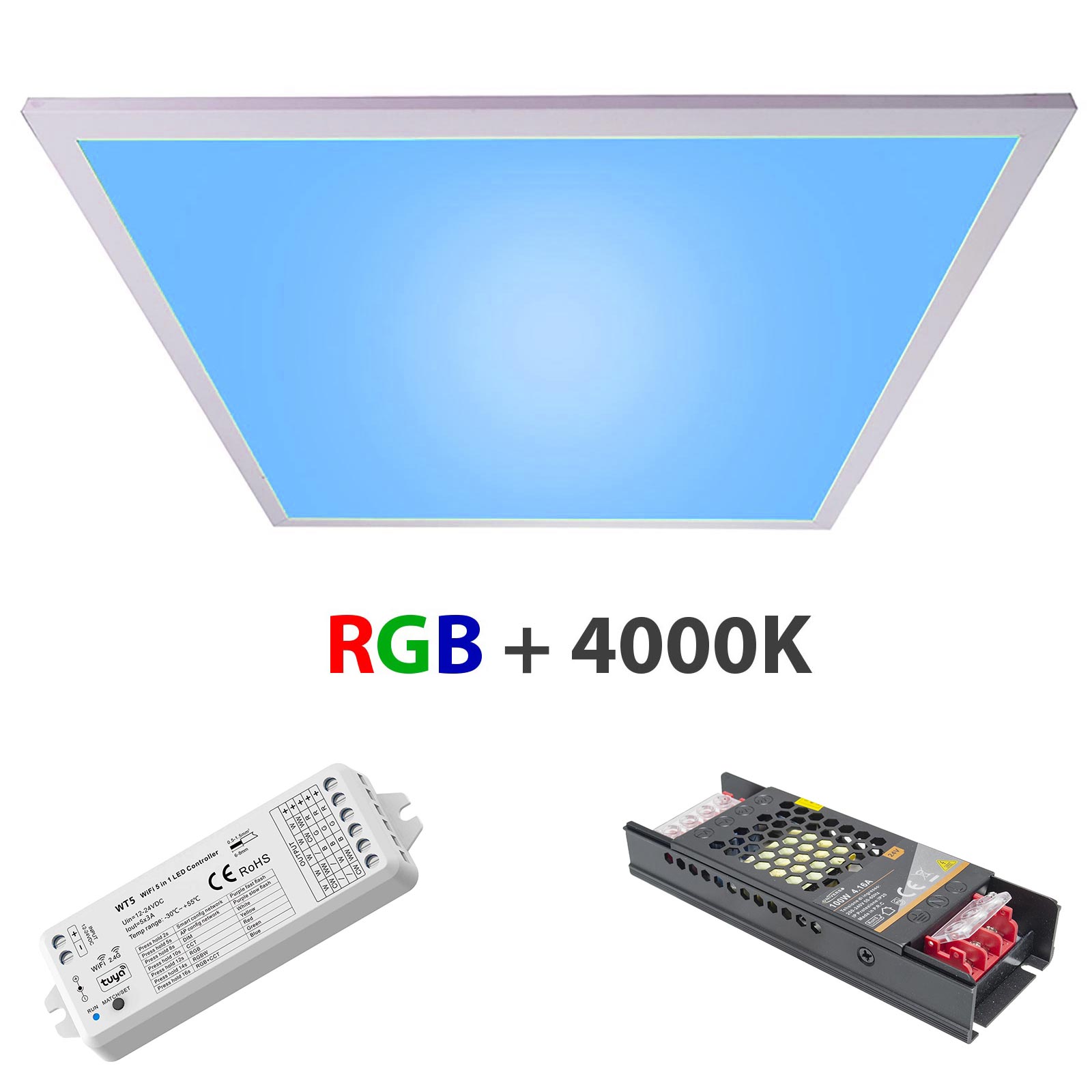 KIT Pannello LED ultra slim incasso RGB