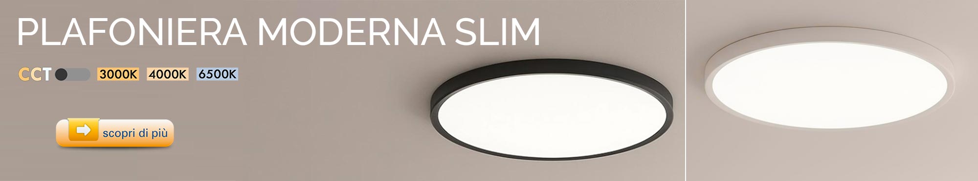 Plafoniera SLIM