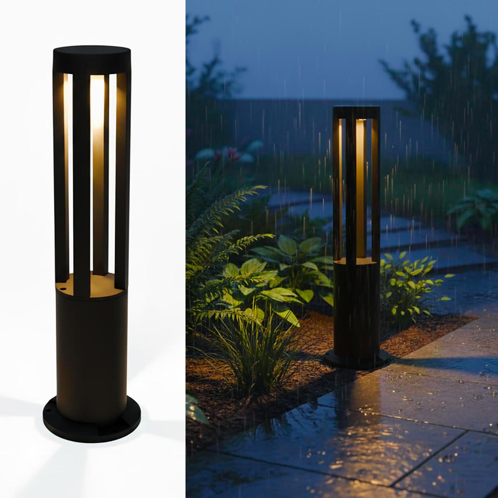 Lampione LED CCT da esterno 12W IP65