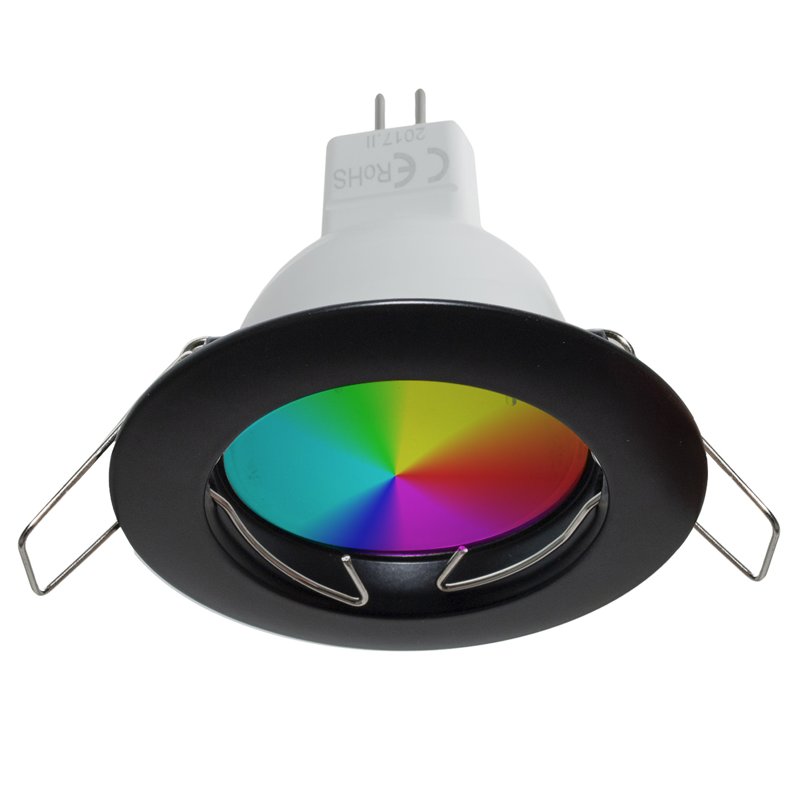Faretto LED RGBW 6W multicolore 12V incasso 6cm tondo luce colorata barca camper - Imagen 9 de 11