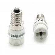 Adapter reducer socket converts to led lamps e14 in g9