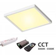 KIT deckenleuchte lampe decke LED 48W steuergerÃ¤t CCT von 3000K bis 5500K 24V