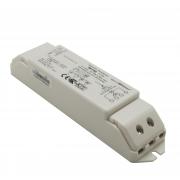 Fuente de poder slim transformador de 12V 70W regulables para lÃ¡mparas halÃ³genas de 220V