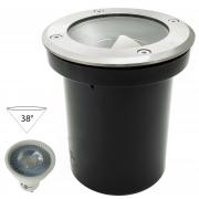 Spotlight recessed segnapassi floor spot light 5W LED GU10 adjustable IP65