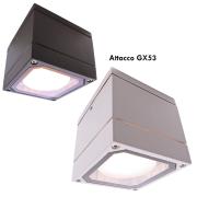LED spotlight square ceiling lamp GX53 6W light balcony porch IP54 230V