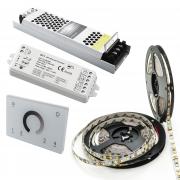 KIT 90W SMART LED strip dimmer WiFi 12V touch panel interior light voice control Alexa Google 5m