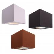 Cubodo Wall lamp cube LED 6W wall lamp facades waterproof double beam light angle adjustable entrance balcony garden 230V