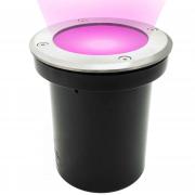 LED steplight GU10 6W RGB RGBW 3000K 6000K multicolor walkable lamp adjustable IP65 recessed light garden parks avenues 230V