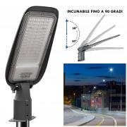 Street light armor IP65 LED lamppost tiltable 180 6500K lighting paths paths garden 13500lm 230V