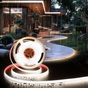 LED Streifen 24V 10 Meter Dimmbar Streifen Linear COB Blade Dauerlicht 280 LED/M 16200 Lumen wasserdicht IP68 Pool Brunnen