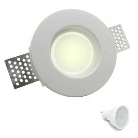 faretto da incasso in gesso