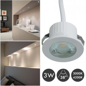 Faretto spot mini LED 3W incasso