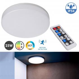Plafoniera LED CCT con sensore