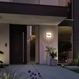 Applique crepuscolare luce numero civico