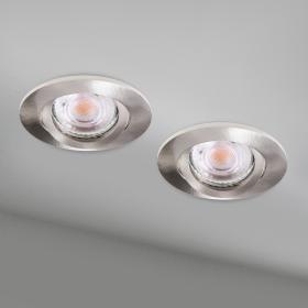 Fafaretto LED incasso silver spazzolato