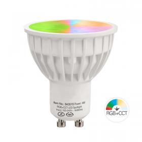 Set 5 Lampadine LED RGB CCT RF