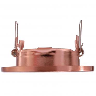 faretto tondo in bronzo