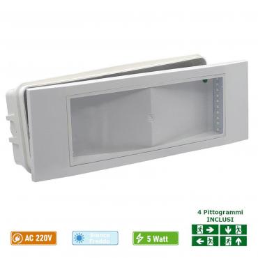 Lampada emergenza LED 5W
