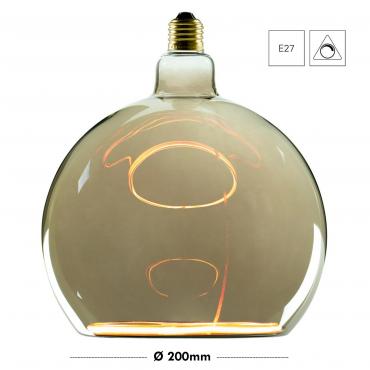 Lampadina E27 vetro fumè