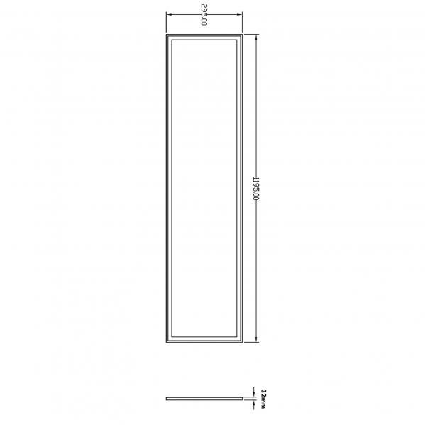 Pannello LED incasso ufficio