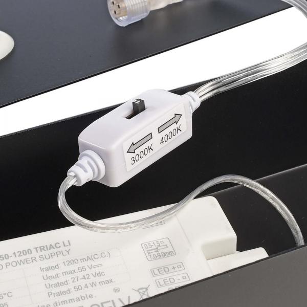 Pendente rettangolare LED CCT