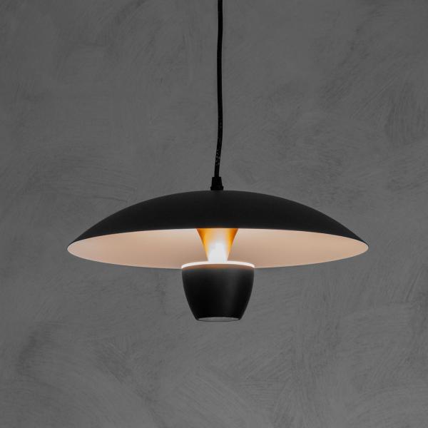 Pendente LED nero a sospensione