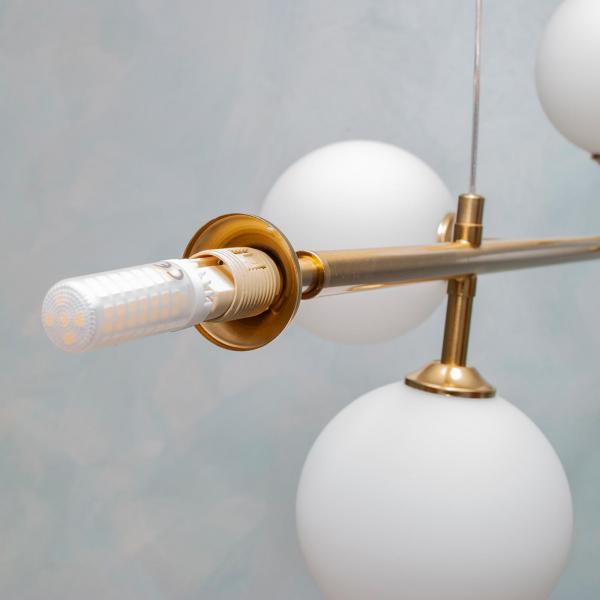 Pendente con lampade intercambiabili