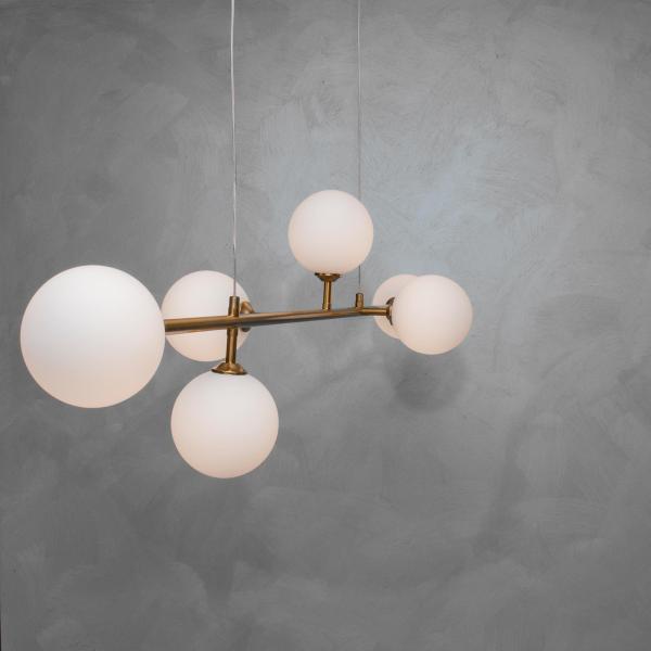 Lampadario moderno bronzo G9