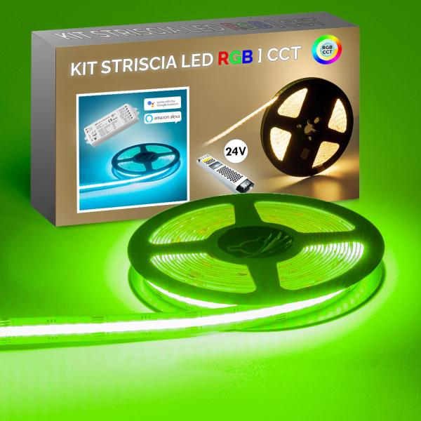 KIT SMART striscia LED COB RGB