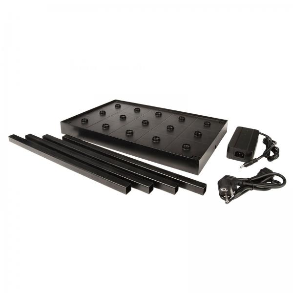 Base ricarica 15 lampade USB