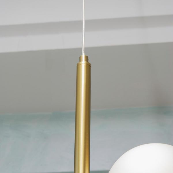 Lampada sospensione sfera vetro