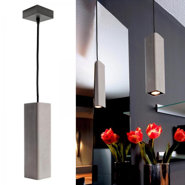 Lampadario cemento GU10
