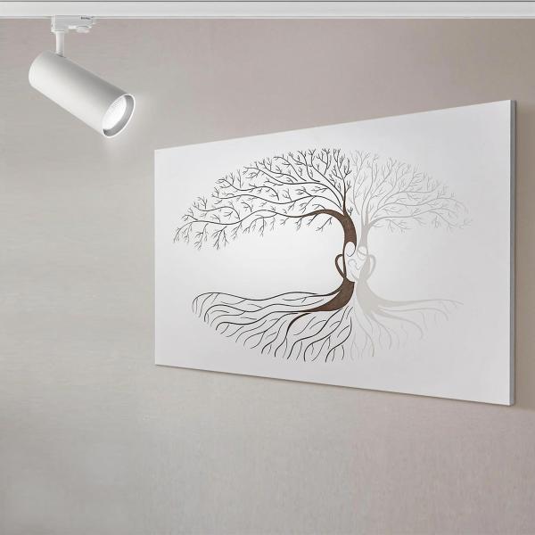 Faretto trifase orientabile LED 30W
