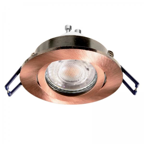 Fafaretto LED incasso rame