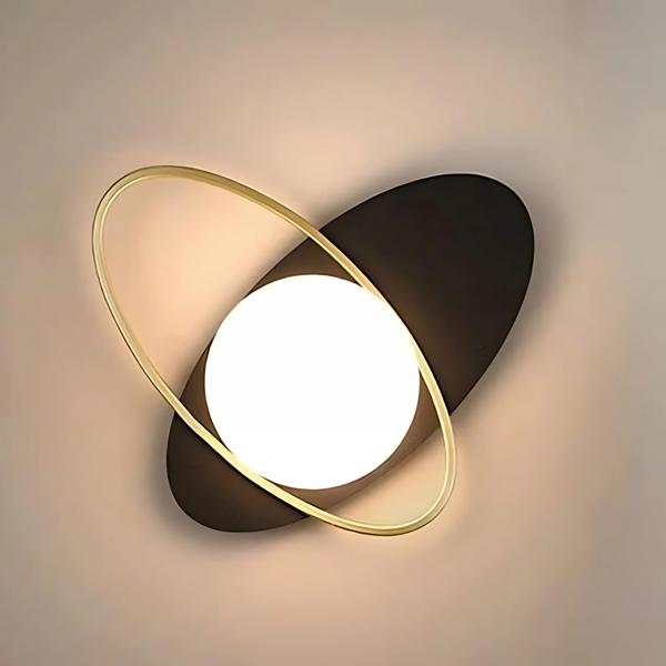 Lampada parete bronzo dorato